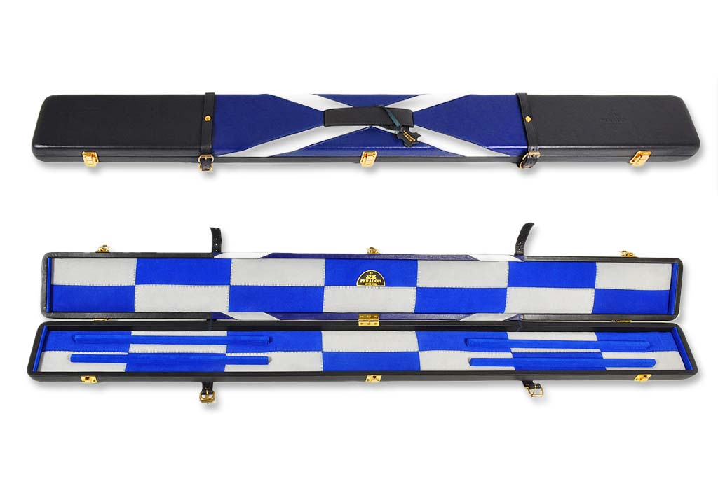 Peradon Scotland Flag Leather Snooker Cue Case