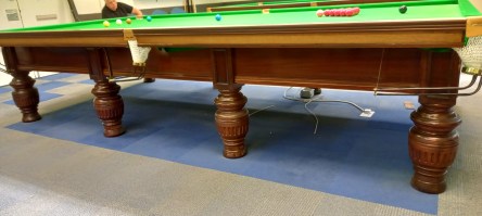 Burroughes & Watts Full Sized Record Snooker Table