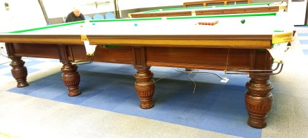 Burroughes & Watts Full Sized Record Snooker Table